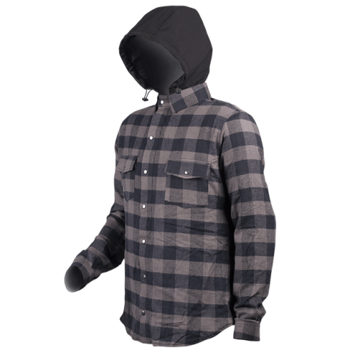 MotoDry Hunter Hoody Jacket Mens Black/Grey