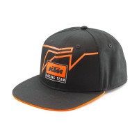 KTM Team Flat Cap Black/Orange